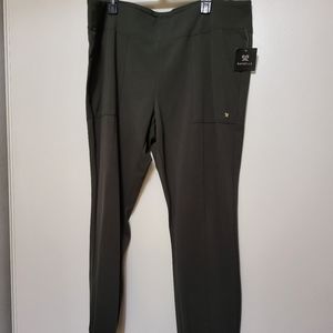 New army green stretchy dress pants